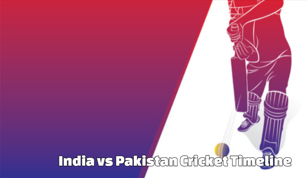 India vs Pakistan Cricket Timeline